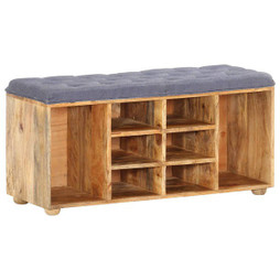vidaXL 285891 - Hall Bench 100x35x47 cm Solid Mango Wood