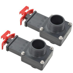 vidaXL 91744 - Pool Gate Valve 2 pcs 1.5"