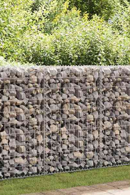 vidaXL 142548 - Gabion Basket Galvanised Steel 200x30x100 cm
