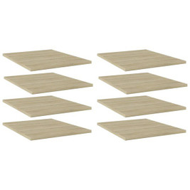 vidaXL 805193 - Bookshelf Boards 8 pcs Sonoma Oak 40x50x1.5 cm Engineered Wood