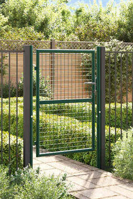 vidaXL 145733 - Fence Gate Steel 100x125 cm