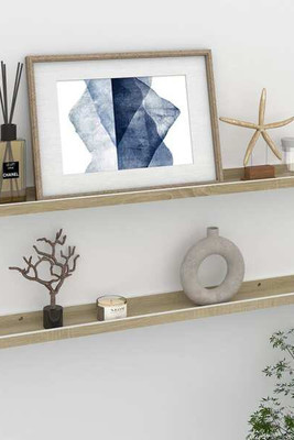 vidaXL 326691 - Wall Shelves 2 pcs and Sonoma Oak 80x9x3 cm