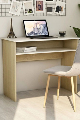vidaXL 801175 - Desk and Sonoma Oak 90x50x74 cm Engineered Wood