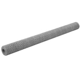 vidaXL 143333 - Chicken Wire Fence Galvanised Steel 25x1.5 m