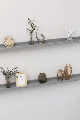 vidaXL 326672 - Wall Shelves 2 pcs 100x9x3 cm