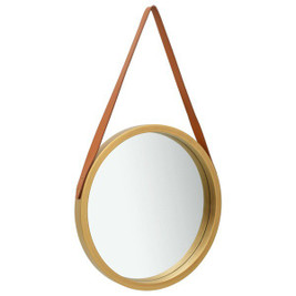 vidaXL 320361 - Wall Mirror with Strap 40 cm