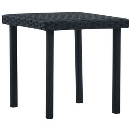 vidaXL 48561 - Garden Tea Table 40x40x40 cm Poly Rattan