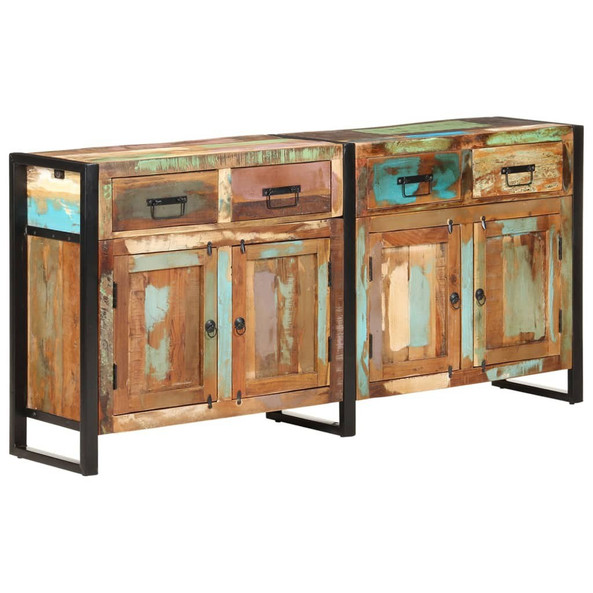 vidaXL 321697 - Buffet 172x35x80 cm Bois de récupération massif