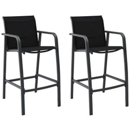 vidaXL 48116 - Garden Bar Chairs 2 pcs Textilene