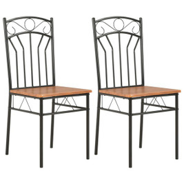 vidaXL 281399 - Dining Chairs 2 pcs MDF