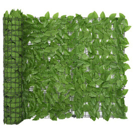 vidaXL 315500 - Balcony Screen with Leaves 400x100 cm