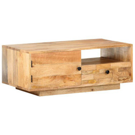 vidaXL 320467 - Coffee Table 90x50x35 cm Solid Mango Wood