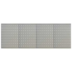 vidaXL 145350 - Panneaux à chevilles muraux 4 pcs 40x58 cm Acier