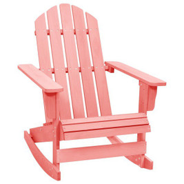 vidaXL 315887 - Garden Adirondack Rocking Chair Solid Fir Wood