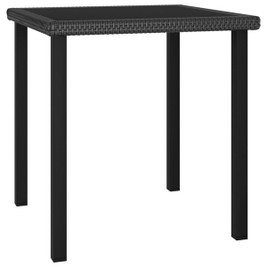 vidaXL 315114 - Garden Dining Table 70x70x73 cm Poly Rattan