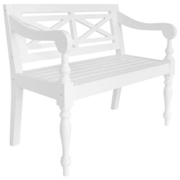 vidaXL 246966 - Banc Batavia 98 cm Bois dacajou massif