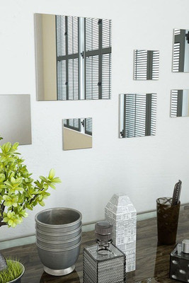 vidaXL 245696 - 7 Piece Wall Mirror Set Square Glass