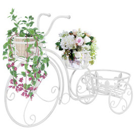 vidaXL 245931 - Plant Stand Bicycle Shape Vintage Style Metal