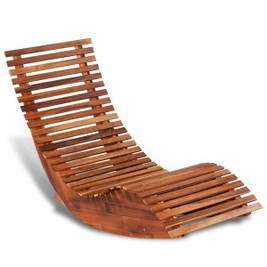 vidaXL 42652 - Rocking Sun Lounger Acacia Wood