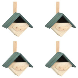 vidaXL 47247 - Bird Houses 4 pcs 24x16x30 cm Firwood
