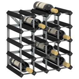 vidaXL 325914 - Casier à bouteilles pour 20 bouteilles Bois de pin solide