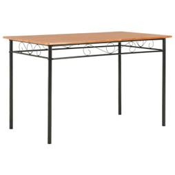 vidaXL 281402 - Table à manger Marron 120x70x75 cm MDF