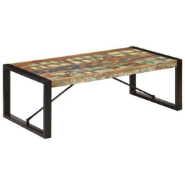 vidaXL 247425 - Coffee Table 120x60x40 cm Solid Reclaimed Wood
