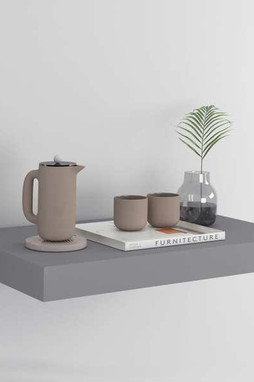 vidaXL 323847 - Étagère murale flottante gris 40x23x3,8 cm MDF