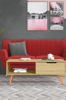 vidaXL 326789 - Table basse Chêne Sonoma 100x49,5x43 cm Bois dingénierie