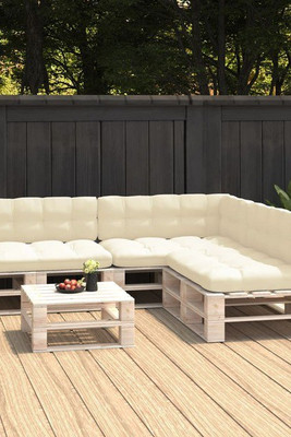 vidaXL 314590 - Pallet Sofa Cushions 7 pcs
