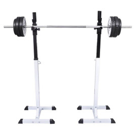 vidaXL 90363 - Support barres haltères longs musculation