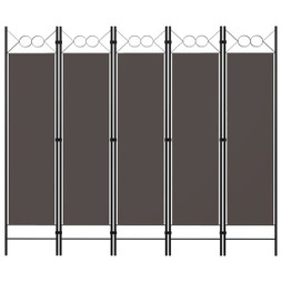 vidaXL 320709 - Cloison de séparation 5 panneaux 200x180 cm