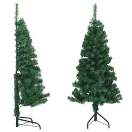 vidaXL 329163 - Corner Artificial Christmas Tree 150 cm PVC