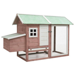 vidaXL 170862 - Poulailler Moka 170x81x110 cm Bois de pin massif et sapin