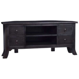 vidaXL 288869 - TV Cabinet Light Coffee 100x40x45 cm Solid Mahogany Wood