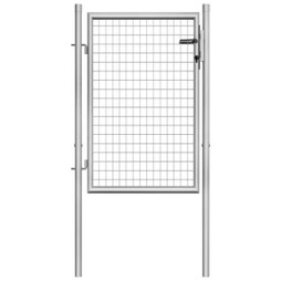 vidaXL 144756 - Garden Gate Galvanised Steel 105x150 cm