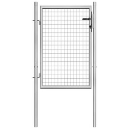 vidaXL 144756 - Garden Gate Galvanised Steel 105x150 cm
