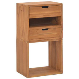 vidaXL 326129 - Storage Cabinet 40x30x76 cm Solid Teak Wood