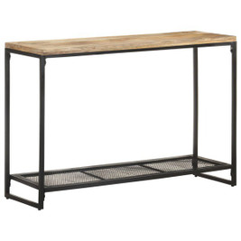 vidaXL 320247 - Console Table 110x35x75 cm Solid Mango Wood