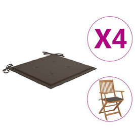 vidaXL 47595 - Garden Chair Cushions 4 pcs 40x40x4 cm Oxford Fabric