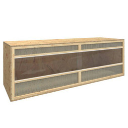 vidaXL 170883 - Terrarium Bois dingénierie 144x46x48 cm
