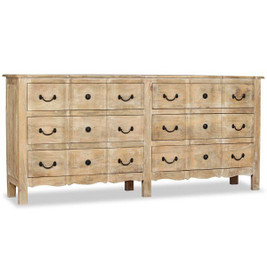 vidaXL 243986 - Sideboard Solid Mango Wood 200x40x90 cm