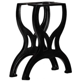 vidaXL 245434 - Bench Legs 2 pcs X-Frame Cast Iron
