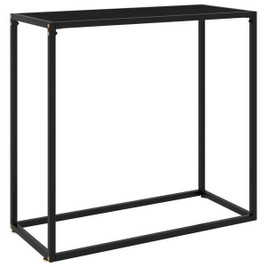 vidaXL 322808 - Table console 80x35x75 cm Verre trempé