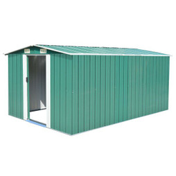 vidaXL 143344 - Abri de jardin 257x392x181 cm Métal