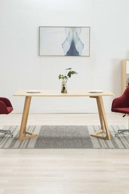 vidaXL 283487 - Chaises pivotantes à manger lot de 2 rouge bordeaux tissu