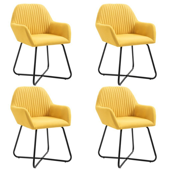 vidaXL 277108 - Dining Chairs 4 pcs Fabric