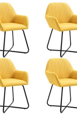 vidaXL 277108 - Dining Chairs 4 pcs Fabric