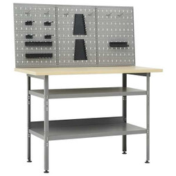 vidaXL 3053426 - Établi avec 3 panneaux muraux