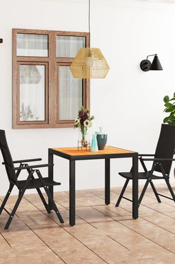 vidaXL 3060052 - 3 Piece Garden Dining Set and Brown